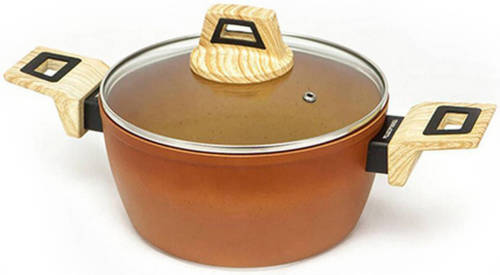 Kookpot Met Deksel Amercook Terra Cotta (Ø 20 Cm)