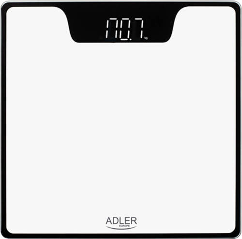 Adler Ad 8174w - Personenweegschaal - Wit - Met Led Display