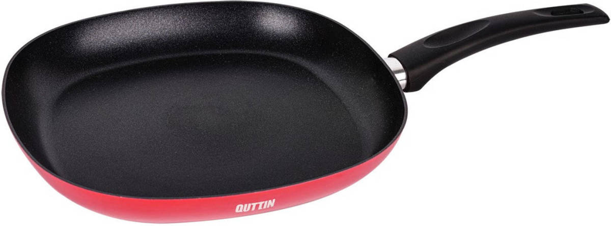 Bigbuy Home Grillpan Infinity Rood (28 X 28 X 4 Cm)