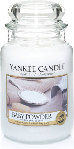 Yankee Candle - Baby Powder Geurkaars - Large Jar - Tot 150 Branduren