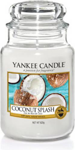 Yankee Candle - Coconut Splash Geurkaars - Large Jar - Tot 150 Branduren