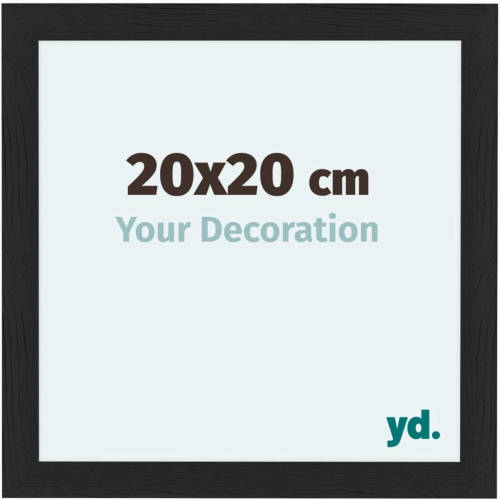 Your Decoration Como Mdf Fotolijst 20x20cm Zwart Houtnerf