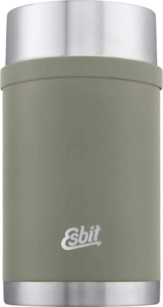 Diverse Esbit Sculptor Thermos Voedselcontainer - 1000 Ml - Steen Grijs - Rvs