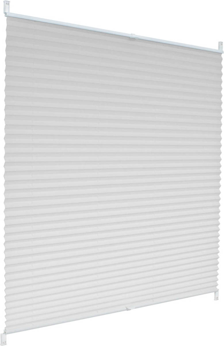 ECD Germany Geplooid wit 50 x 100 cm