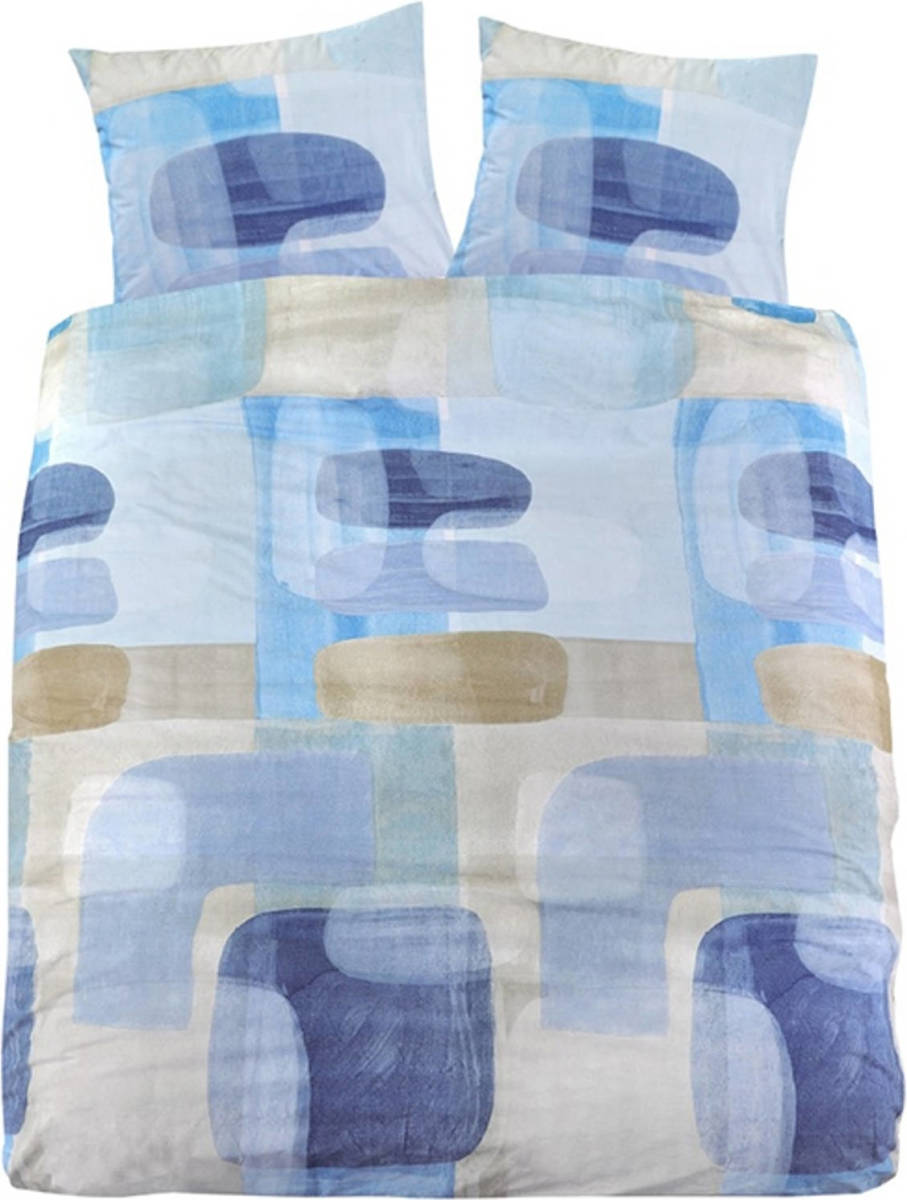 DAY Dream Dekbedovertrek Evi Blauw-1-persoons (140 X 200/220 Cm)