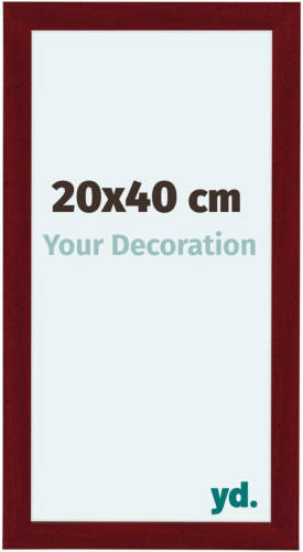 Your Decoration Como Mdf Fotolijst 20x40cm Wijnrood Geveegd