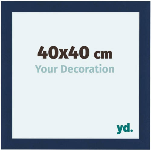 Your Decoration Como Mdf Fotolijst 40x40cm Donkerblauw Geveegd