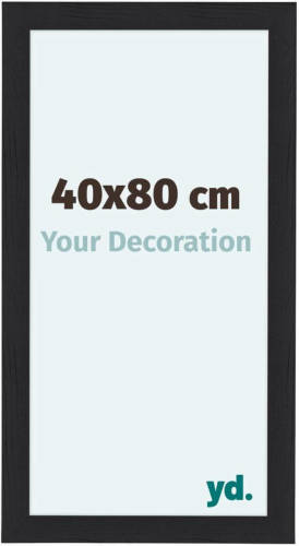 Your Decoration Como Mdf Fotolijst 40x80cm Zwart Houtnerf