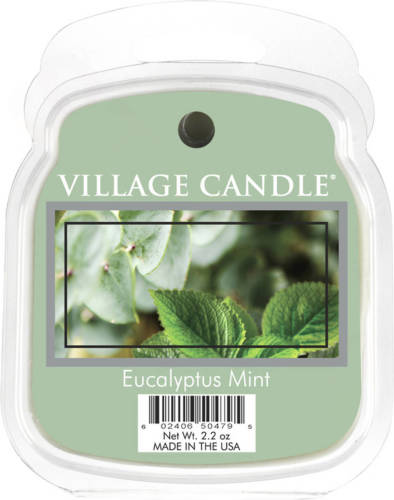 Village Candle Geurwax Eucalyptus Mint 3 X 8 X 10,5 Cm Groen
