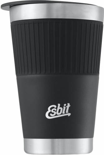 Diverse Esbit Sculptor Thermosbeker - 550ml - Mat Zwart - Drinkdeksel - Rvs