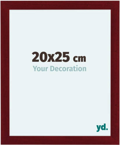 Your Decoration Como Mdf Fotolijst 20x25cm Wijnrood Geveegd