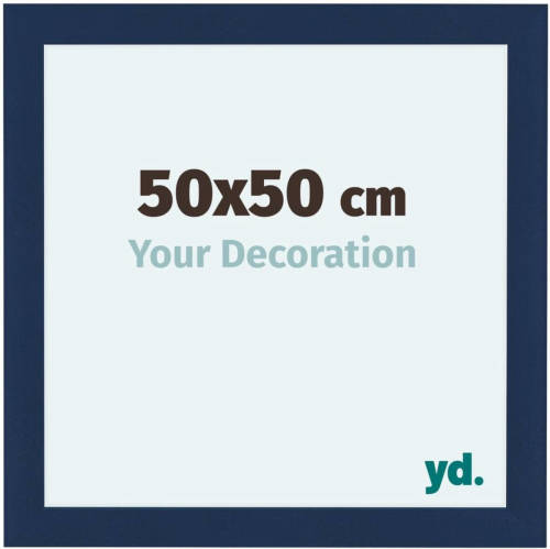 Your Decoration Como Mdf Fotolijst 50x50cm Donkerblauw Geveegd