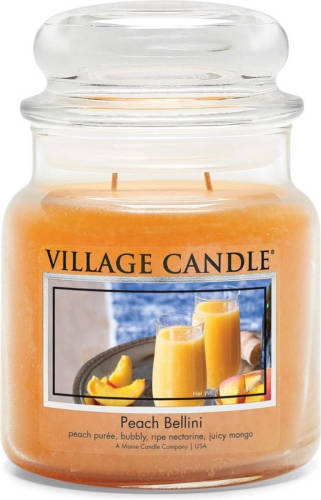 Village Candle - Peach Bellini - Medium Candle - 105 Branduren