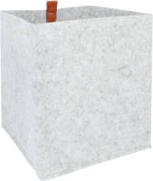 QUVIO Organizer Vierkant - 23 X 26,5 Cm - Vilt - Grijs