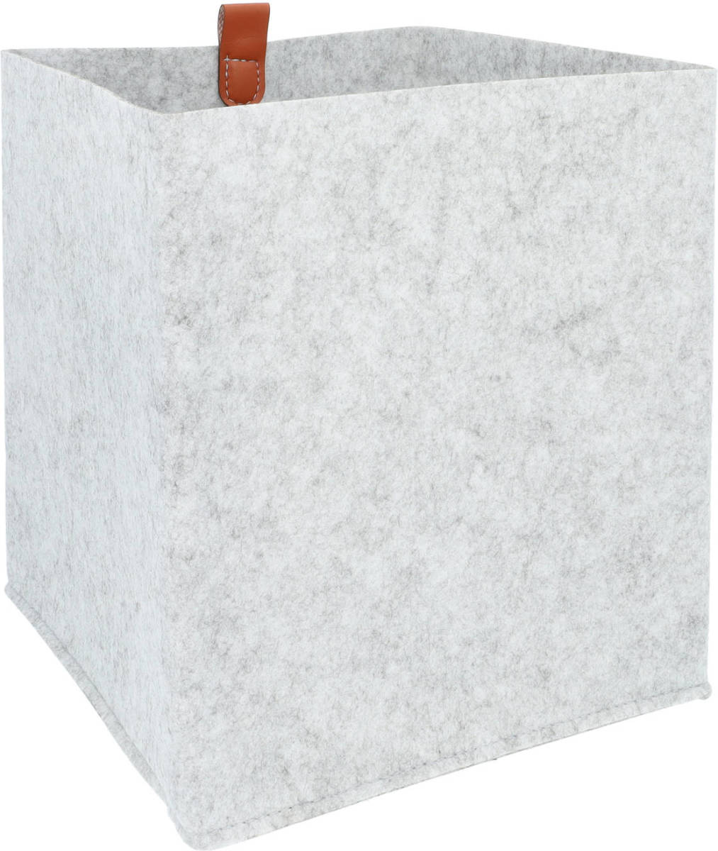 QUVIO Organizer Vierkant - 23 X 26,5 Cm - Vilt - Grijs