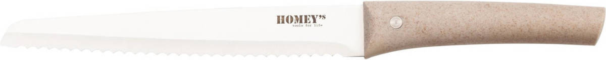 Homey's Vitt Broodmes - 20cm - Kartel - Rvs/tarwegras - Doos
