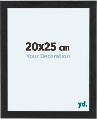 Your Decoration Como Mdf Fotolijst 20x25cm Zwart Houtnerf