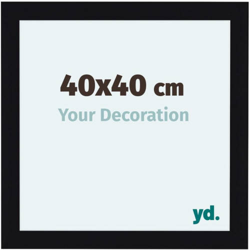 Your Decoration Como Mdf Fotolijst 40x40cm Zwart Hoogglans