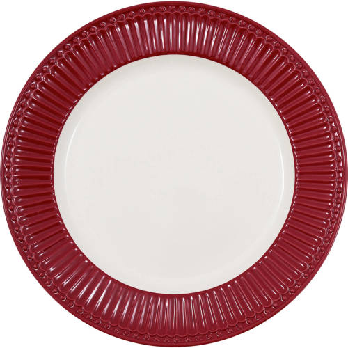 GreenGate Dinerbord Alice Claret Red (Ø 26.5 Cm)