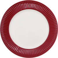 GreenGate Dinerbord Alice Claret Red (Ø 26.5 Cm)