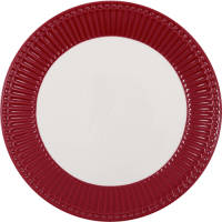 GreenGate Ontbijtbord Alice Claret Red (Ø 23 Cm)