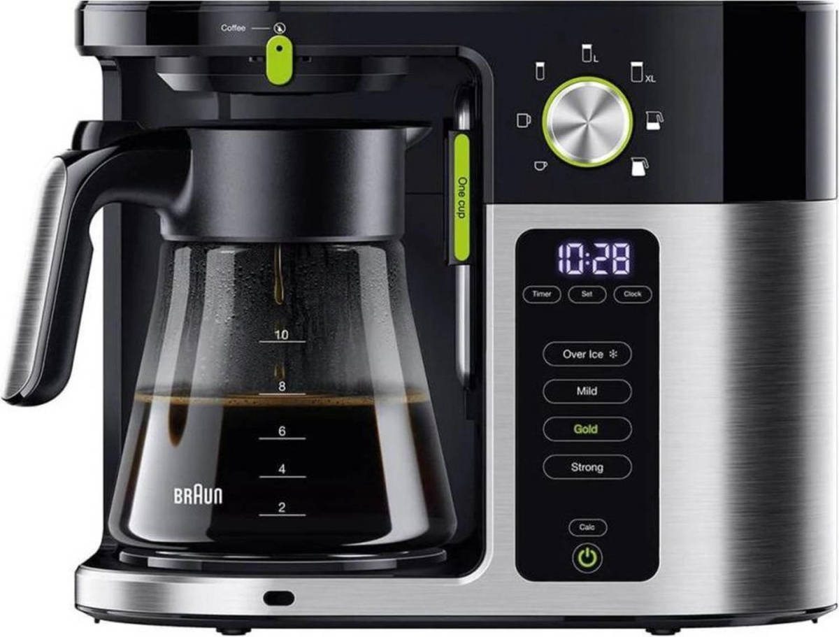 Braun Kf9050bk Multiserve Koffiezetapparaat Zwart/rvs