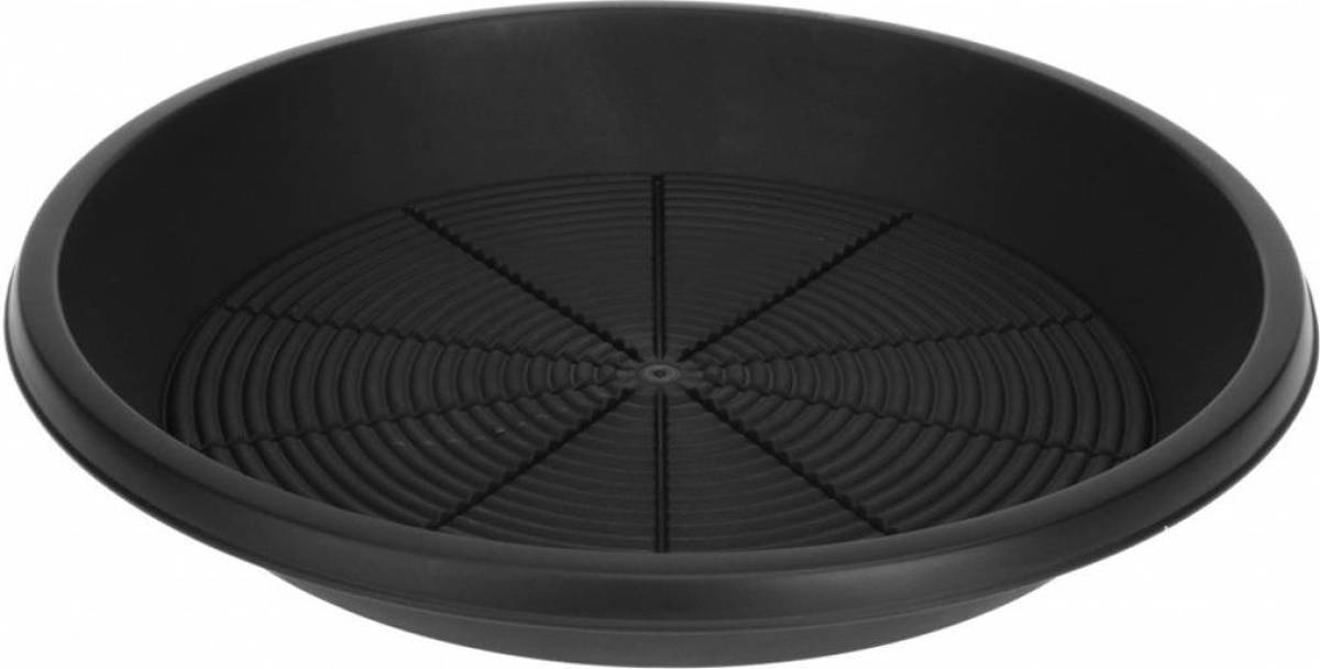 Nampook Plantenschotel Campana - 35 X 4 Cm - Antraciet