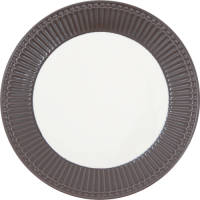 GreenGate Ontbijtbord Alice Donker Chocolade Ø 23cm