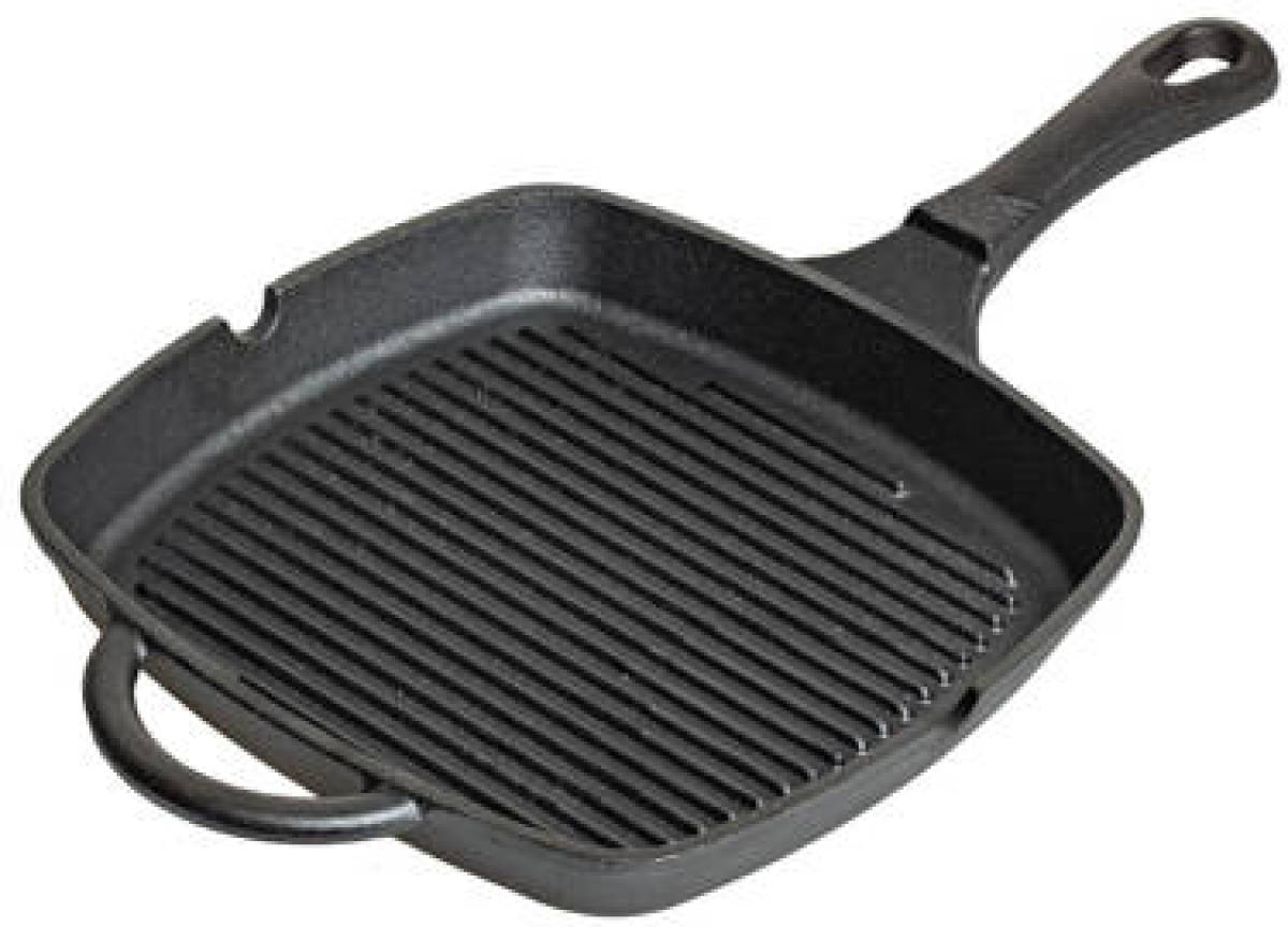 Blackwell Grillpan Gietijzer - 23 X 23 Cm - Zonder Anti-aanbaklaag