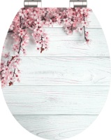 SCHÜTTE Toiletbril Met Soft-close Flowers & Wood Mdf Hoogglans