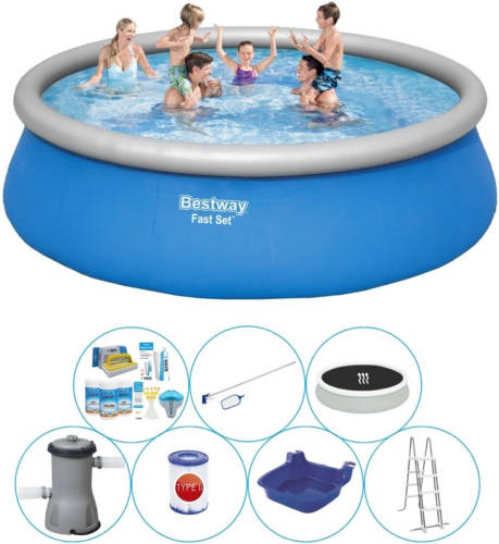 Bestway Fast Set Rond 457x122 Cm - Deluxe Zwembad Set