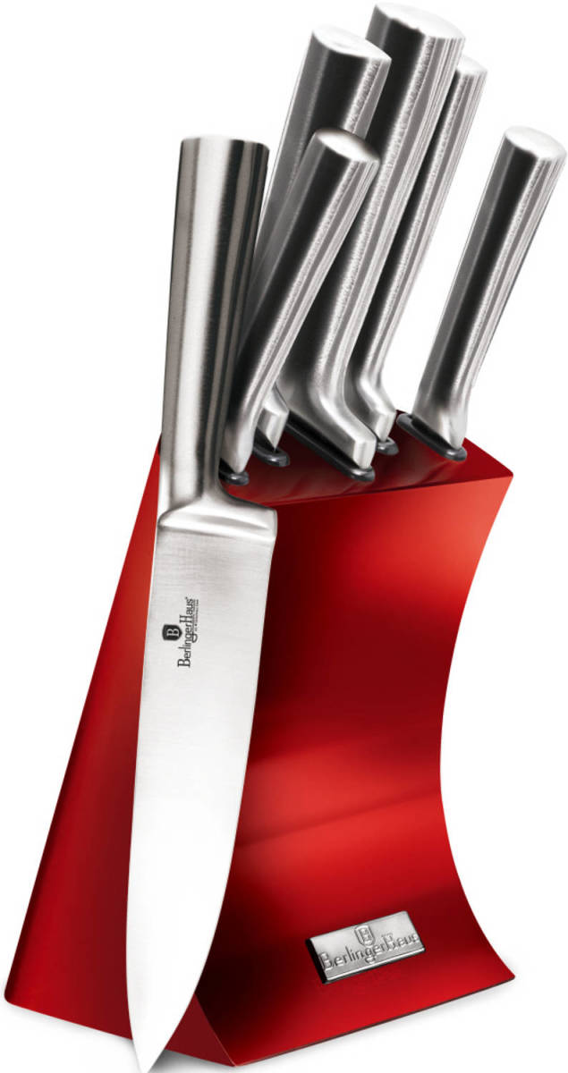 Berlinger Haus Messenset Bh-2450 Rvs 9 - 20 Cm Rood/zilver 6-delig