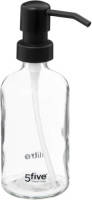 5five Zeeppompje/zeepdispenser Van Glas - Transparant - 250 Ml - Zeeppompjes