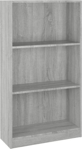 VidaXL Boekenkast 60x24x109 Cm Bewerkt Hout Grijs Sonoma Eikenkleurig