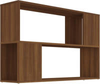 VidaXL Boekenkast 100x24x63 Cm Bewerkt Hout Bruineikenkleurig