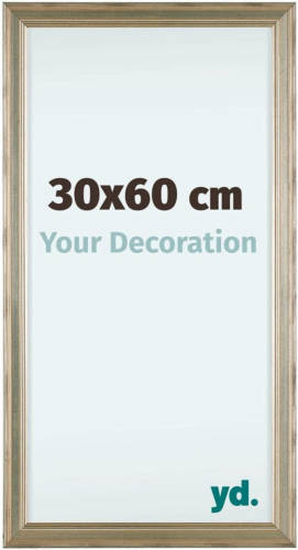 Your Decoration Lincoln Houten Fotolijst 30x60cm Zilver