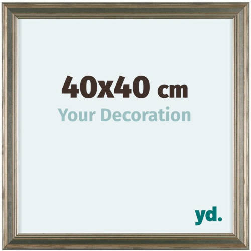 Your Decoration Lincoln Houten Fotolijst 40x40cm Zilver