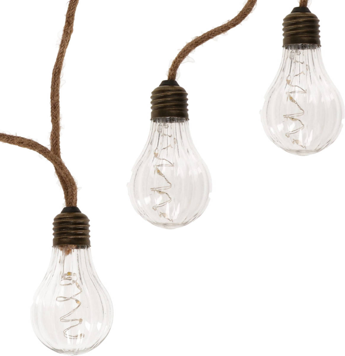 Luca Lighting Feestverlichting Touwverlichting Met 10 Bolletjes En 50 Leds Warm Wit 815 Cm - Lichtsnoeren