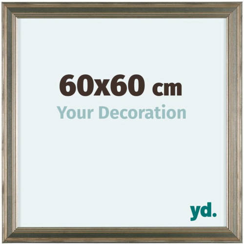 Your Decoration Lincoln Houten Fotolijst 60x60cm Zilver