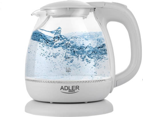 Adler Top Choice - Waterkoker - Grijs - 1100 Watt - 1 Liter