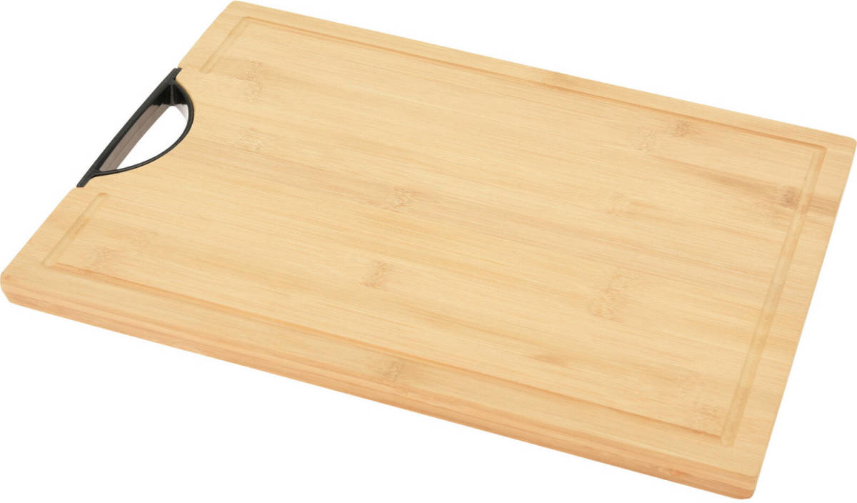 Excellent Houseware Bamboe Houten Snijplank / Serveerplank Met Handvat 40 X 30 X 1,7 Cm - Snijplanken