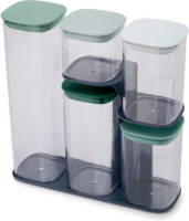 Joseph Joseph - Voorraadpot Met Standaard, Set Van 5 Stuks, Groen - Joseph Joseph Editions