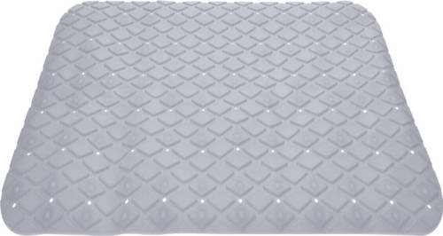 Excellent Houseware Anti-slip Badmat Licht Grijs 55 X 55 Cm Vierkant - Badmatjes