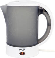 Adler Top Choice - Kleine Waterkoker Voor Op Reis - Incl. Kopjes - 600 Watt - 0.6 Liter