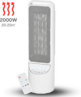 Zenzee Keramische Kachel - Ventilatorkachel - Heater - Afstandsbediening - Regelbare Thermostaat - 10-39°c - 2000 W