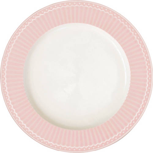 GreenGate Dinerbord Alice Lichtroze Ø 26.5 Cm