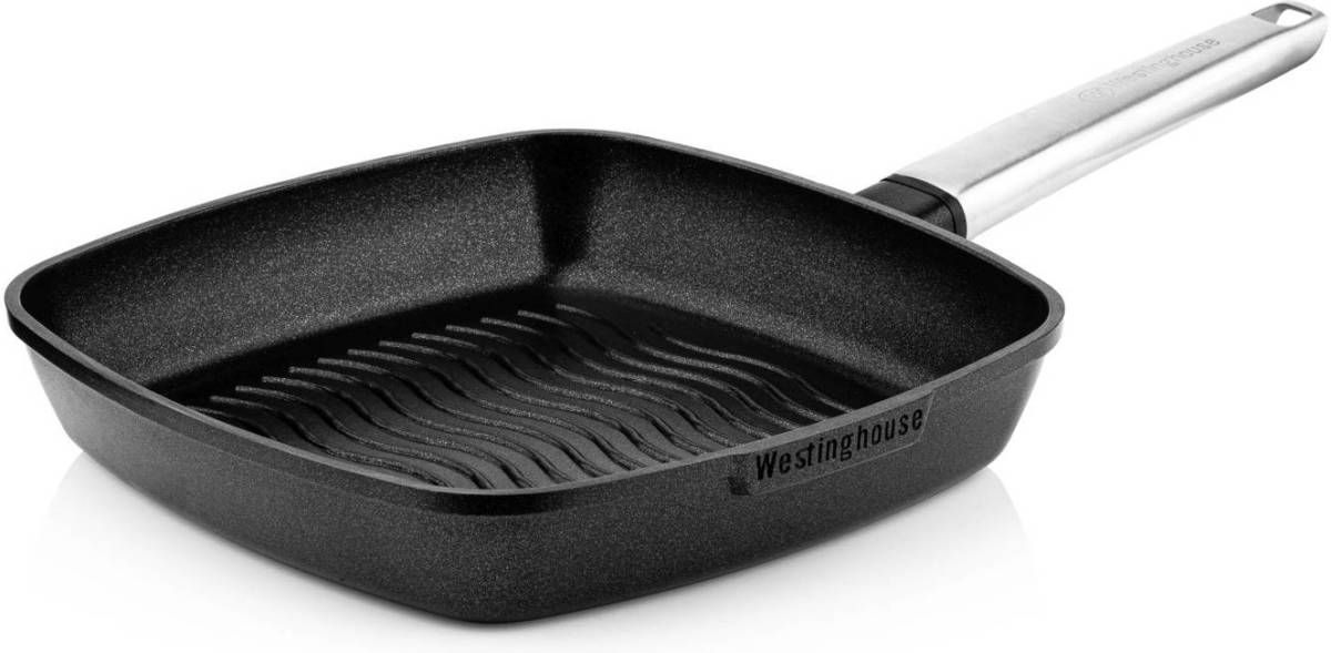Westinghouse Grillpan Performance Blissful Black - 28 X 28 Cm - Standaard Anti-aanbaklaag