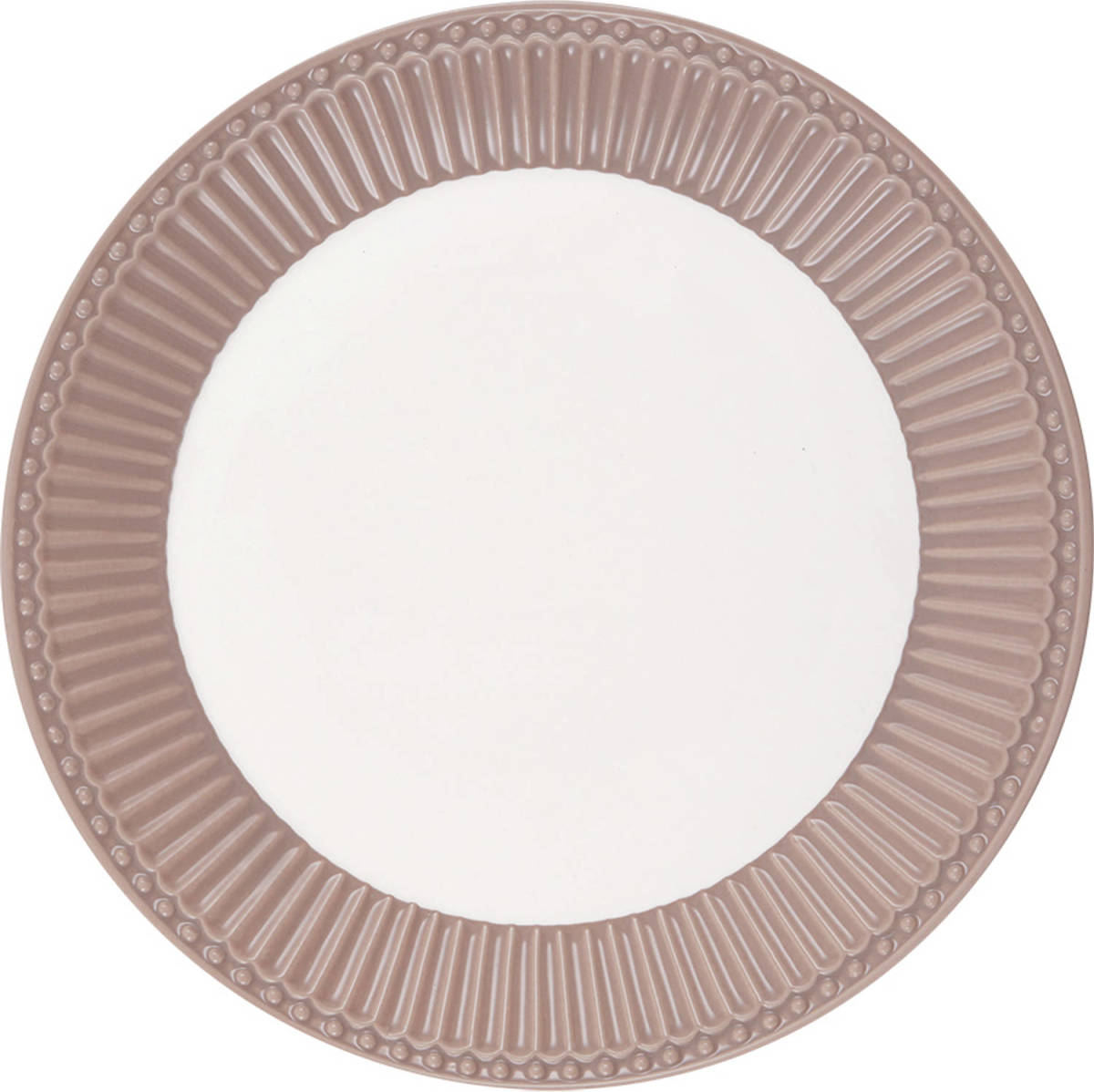 GreenGate Ontbijtbord Alice Hazelnut Bruin Ø 23cm