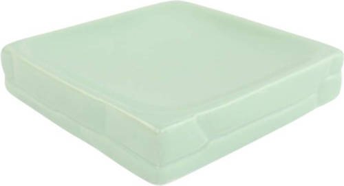 Orange85 Zeepbakje - Zeephouder Hangend - Groen - 11.5x11.5x2.5 Cm - Badkamer