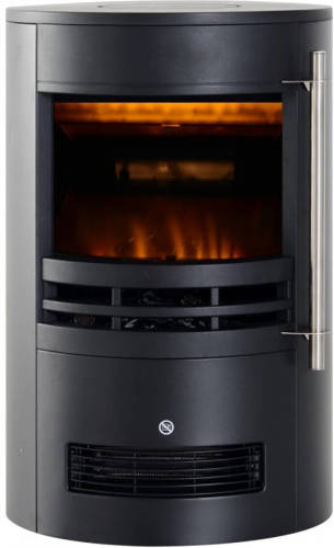 Zenzee Electrische Openhaard - Kachel - Sfeerhaard - Modern - Vrijstaand - Zwart - 1800 W
